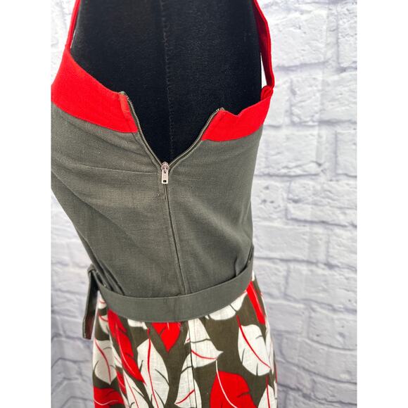 70's FINK MODELL 36 Belted Sundress Medium - Picture 4 of 6